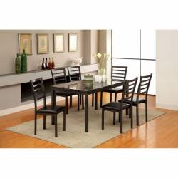 COLMAN DINING SETS 7PC (TABLE + 6 SIDE CHAIRS) 